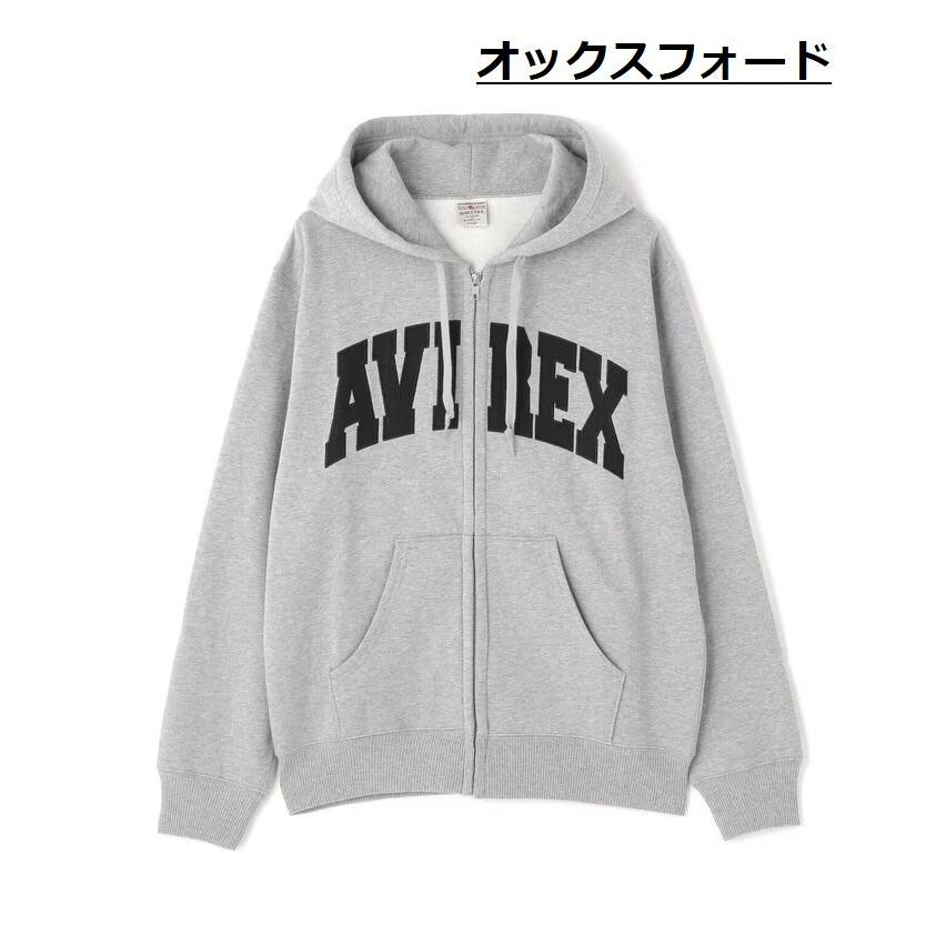 定番】AVIREX パーカー フ―ディー ジップパーカー スウェット ジャージ