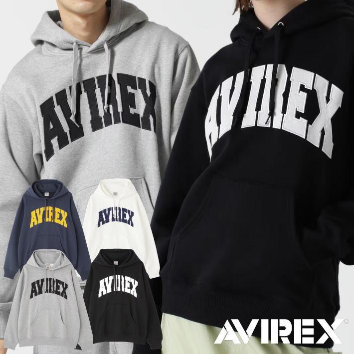 AVIREX パーカー フ―ディー プルオーバー プルパーカー スウェット 裏