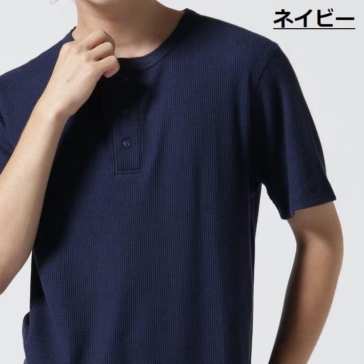 AVIREX サーマル Tシャツ 半袖シャツ メンズ 正規品 THERMAL HENLY