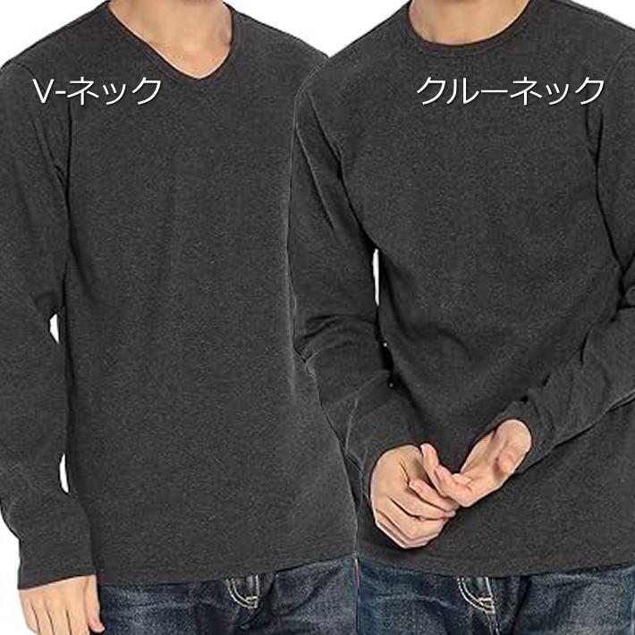 AVIREX ワッフル ロンT 長袖シャツ メンズ MINI WAFFLE V-NECK CREW