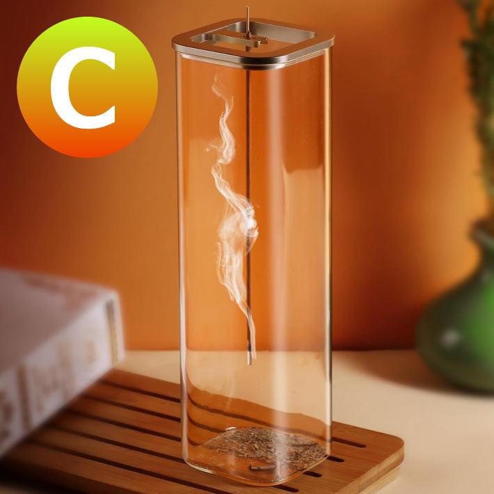 お香立て 線香立て インセンスホルダー お洒落 おしゃれ ガラス ☆REV