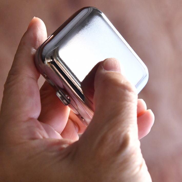 お得な2個セット COOLにマナーを】携帯灰皿 吸い殻入れ 金属製 フタ