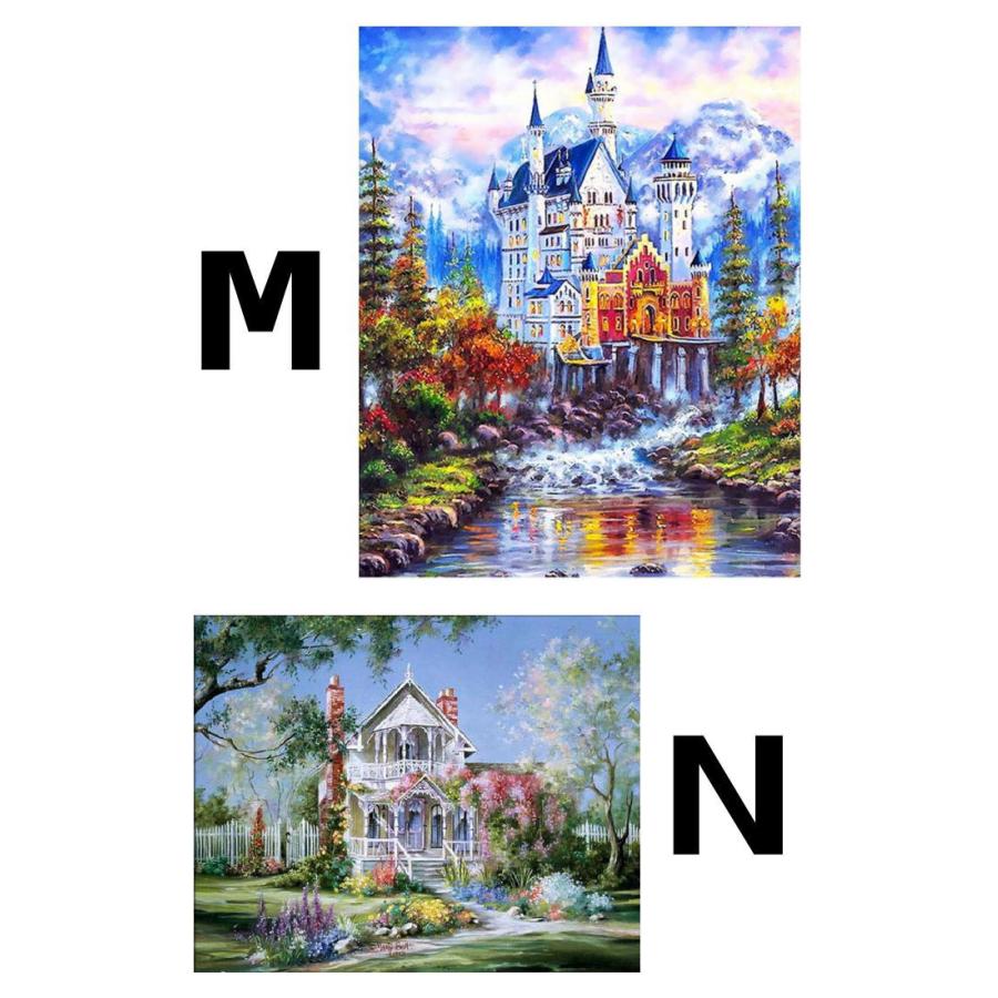 数字油絵 DIY 大人の塗り絵 子供の塗り絵 夏休みの宿題 インテリア