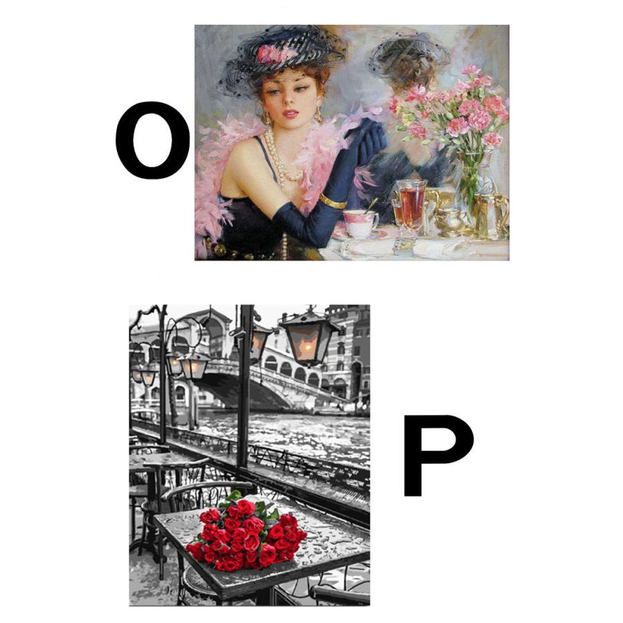 数字油絵 DIY 大人の塗り絵 子供の塗り絵 夏休みの宿題 インテリア