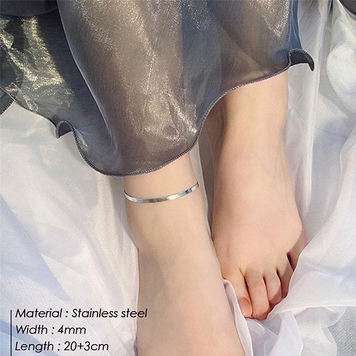 アンクレット メンズ レディース つけっぱなし アンクルカフ ワイヤーパーツ a0112 Sv シルバー 雑貨 おしゃれ かわいい 人気 全日本送料無料