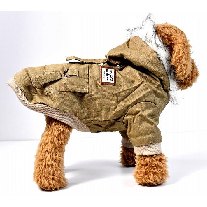 ミリタリー 犬 服 ドッグウェア ジャケット パーカー ミリタリー NEK ★REVG 7988049 ボア 暖かい 冬 冬服 アウター 男の子 女の子 プレゼント |  | 13
