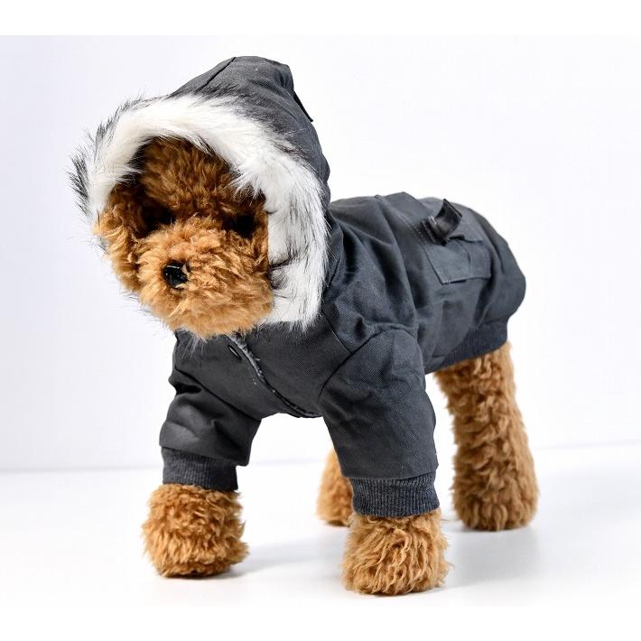 ミリタリー 犬 服 ドッグウェア ジャケット パーカー ミリタリー NEK ★REVG 7988049 ボア 暖かい 冬 冬服 アウター 男の子 女の子 プレゼント |  | 15