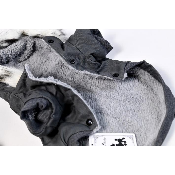 ミリタリー 犬 服 ドッグウェア ジャケット パーカー ミリタリー NEK ★REVG 7988049 ボア 暖かい 冬 冬服 アウター 男の子 女の子 プレゼント |  | 17