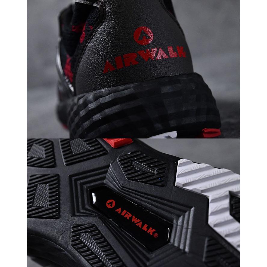 安全靴 スニーカー エアウォーク AIR WALK AW-880 レッド迷彩 ローカット メンズ セーフティシューズ 樹脂先芯 軽量 衝撃吸収 負担軽減 作業靴 オシャレ |  | 05