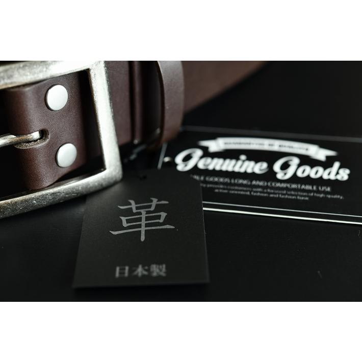 40mm ベルト 新品 日本製 姫路レザー 3.6mm厚 BK 栃木レザー 日本製 姫路レザー】日本製 ベルト メンズ 本革 本皮 ☆REVM SRI-07