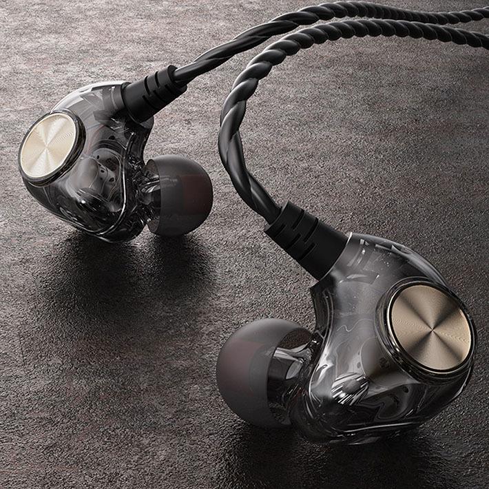 速攻配達 イヤホン イヤフォン 3.5mm ハイレゾ 高音質 マイク付き 重