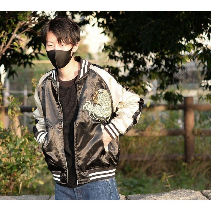 32 割引ブラック系 Xl Ll 楽天スーパーセール スカジャン メンズ ジャンパー ブルゾン カジュアル おしゃれ スタジャン 3 ダウンジャケット ジャケット アウターブラック系xl Ll Breakwaterstudios Com