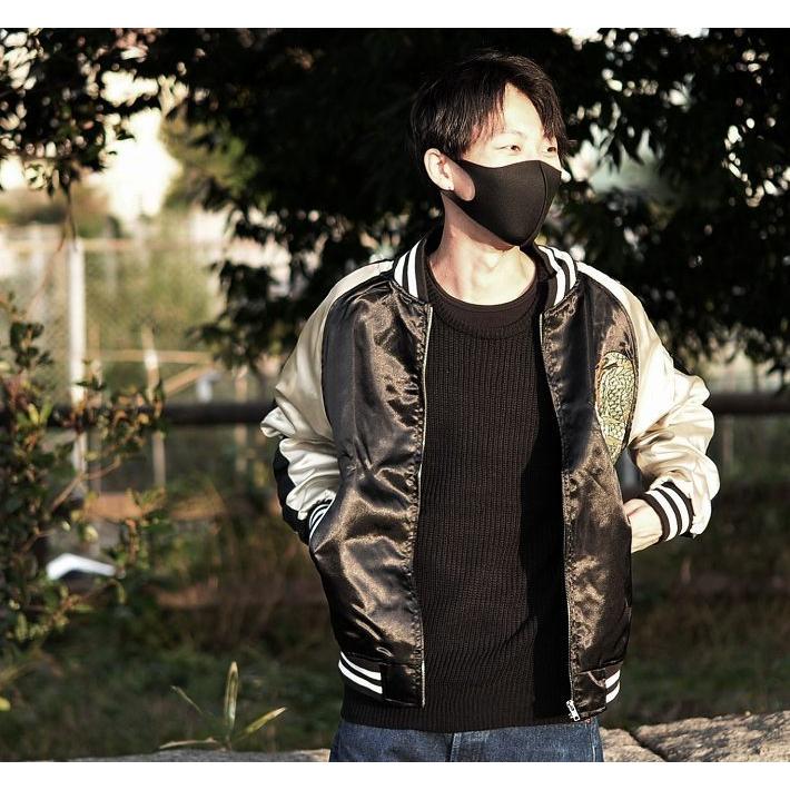 32 割引ブラック系 Xl Ll 楽天スーパーセール スカジャン メンズ ジャンパー ブルゾン カジュアル おしゃれ スタジャン 3 ダウンジャケット ジャケット アウターブラック系xl Ll Breakwaterstudios Com