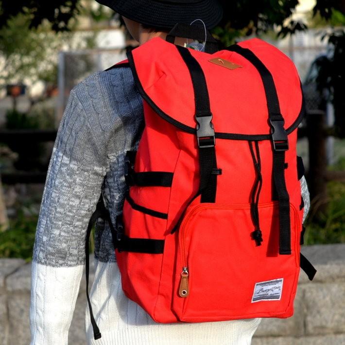 リュック メンズ 背中からも荷物が出せる 鞄 送料無料 リュックサック デイパック バックパック バッグ かばん スポーツ 大容量 多機能 8154 レッド 赤 Hype 通販 Yahoo ショッピング
