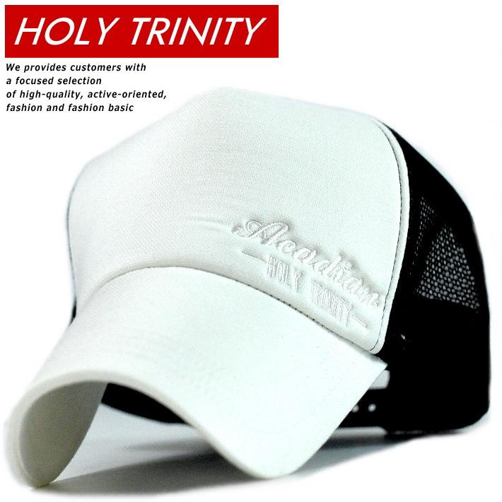 メッシュキャップ キャップ メンズ レディース 帽子 ロゴ刺繍 Acadian Holy Trinity 77 6338 ホワイト 白 Hype 通販 Yahoo ショッピング