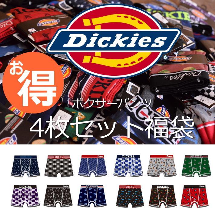 新品タグ付 Dickies 4点セット LL メンズ 福袋　送料無料　匿名配送 爆買 4枚入り 福袋 Dickies ディッキーズ ボクサーパンツ パンツ