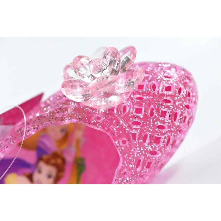 ガラスの靴 サンダル バレエシューズ キッズ ディズニー Disneyzone 靴 シューズ 女の子 シンデレラ アリエル ベル ラプンツェル Y Ko 7131 ピンク Hype 通販 Yahoo ショッピング