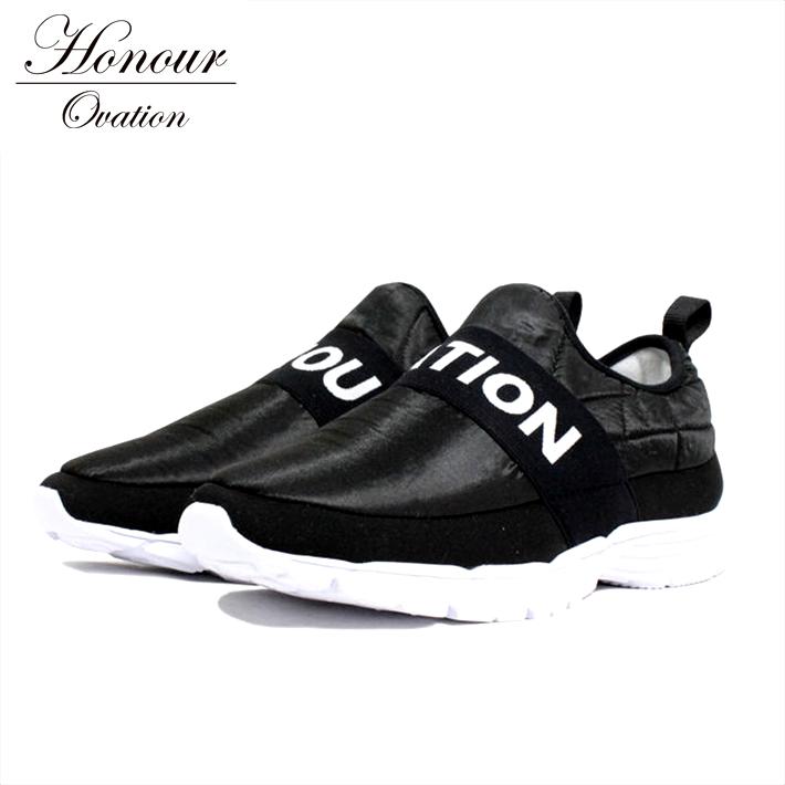 珍しい Honour Ovation ギフト プレゼント 1811 Y Ko Re 4080 黒 ブラック アナーオベーション Ovation Honour メンズ 靴 シューズ ブランド メンズ スリッポン スニーカー メンズ スリッポン スニーカー シューズ