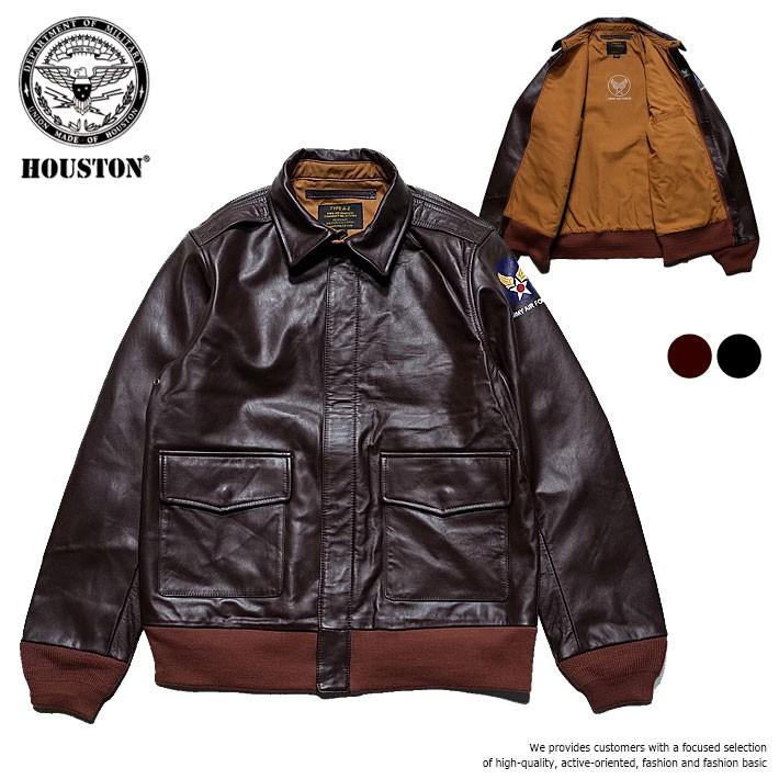 ジャケット メンズ ブランド 正規品 Houston A 2 ミリタリージャケット レザージャケット U S Airforce ジャケット アメカジ 牛革 レザー 8173 Uni Y Ko Hype 通販 Yahoo ショッピング