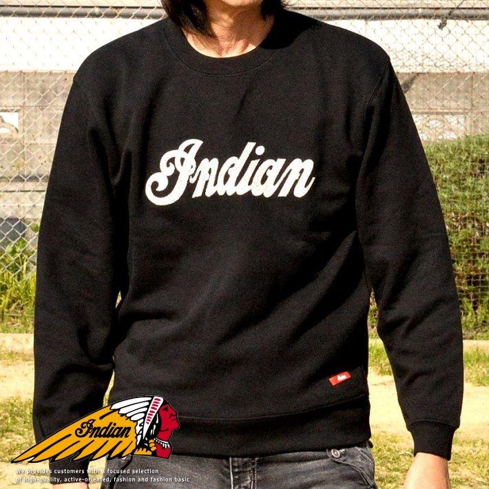 Indian Motocycle トレーナー メンズ ブランド 1940年代復刻スタイル インディアンモトサイクル ブラック 黒 Ic 2449 In プレゼント ギフト Hype 通販 Yahoo ショッピング