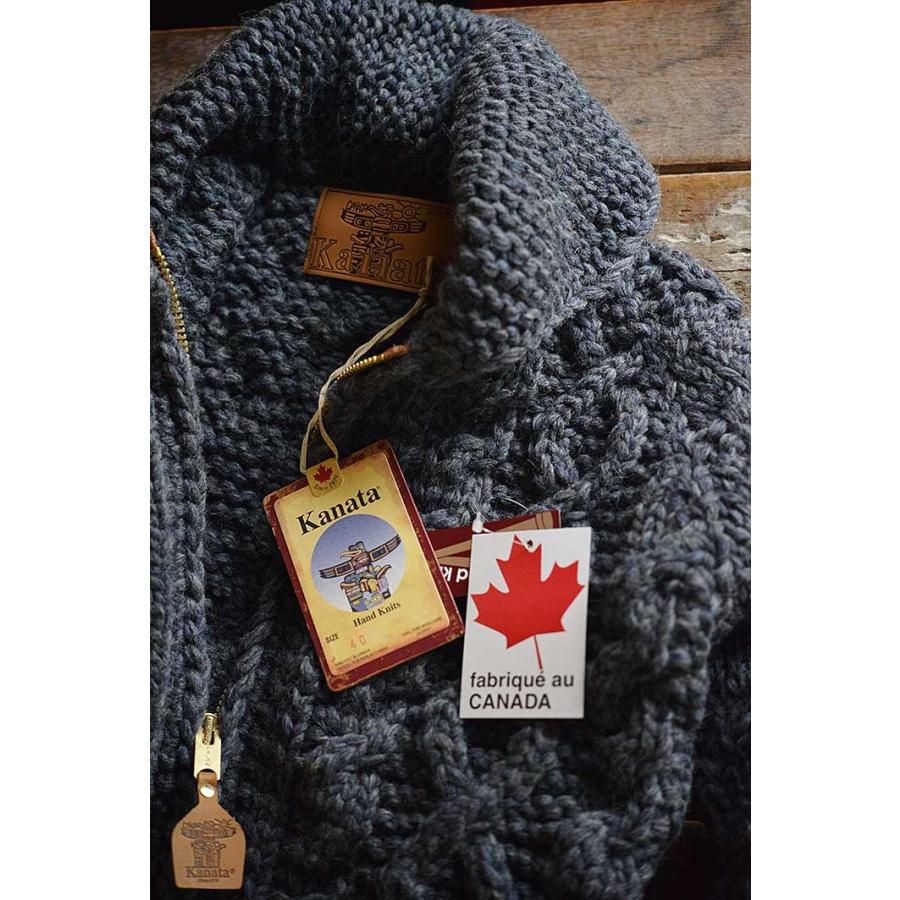 Kanata カナタ カナダ製 手編み カウチンセーター セーター メンズ レディース ジャケッ カウチン Vintage Navy メーカー正規代理店 Hype 通販 Yahoo ショッピング