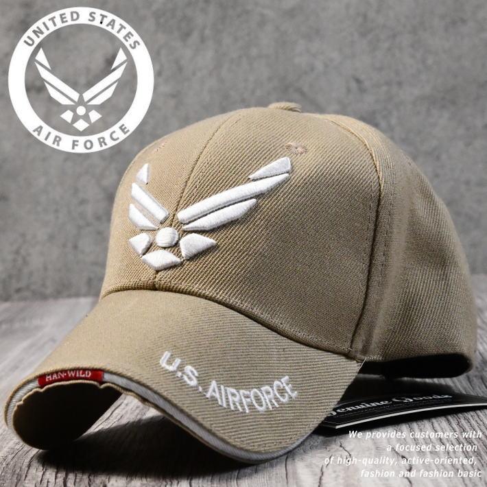 爆買 U.S. AIR FORCE キャップ 帽子 メンズ 刺繍 コットン ミリタリー