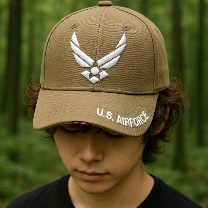 U.S. AIR FORCE キャップ 帽子 メンズ 刺繍 コットン ミリタリー