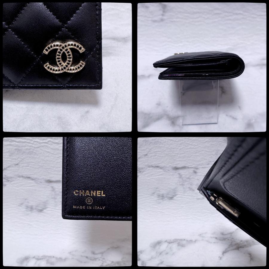 シャネル【新品】 パスポートケース パスポートカバー ラムスキン 激