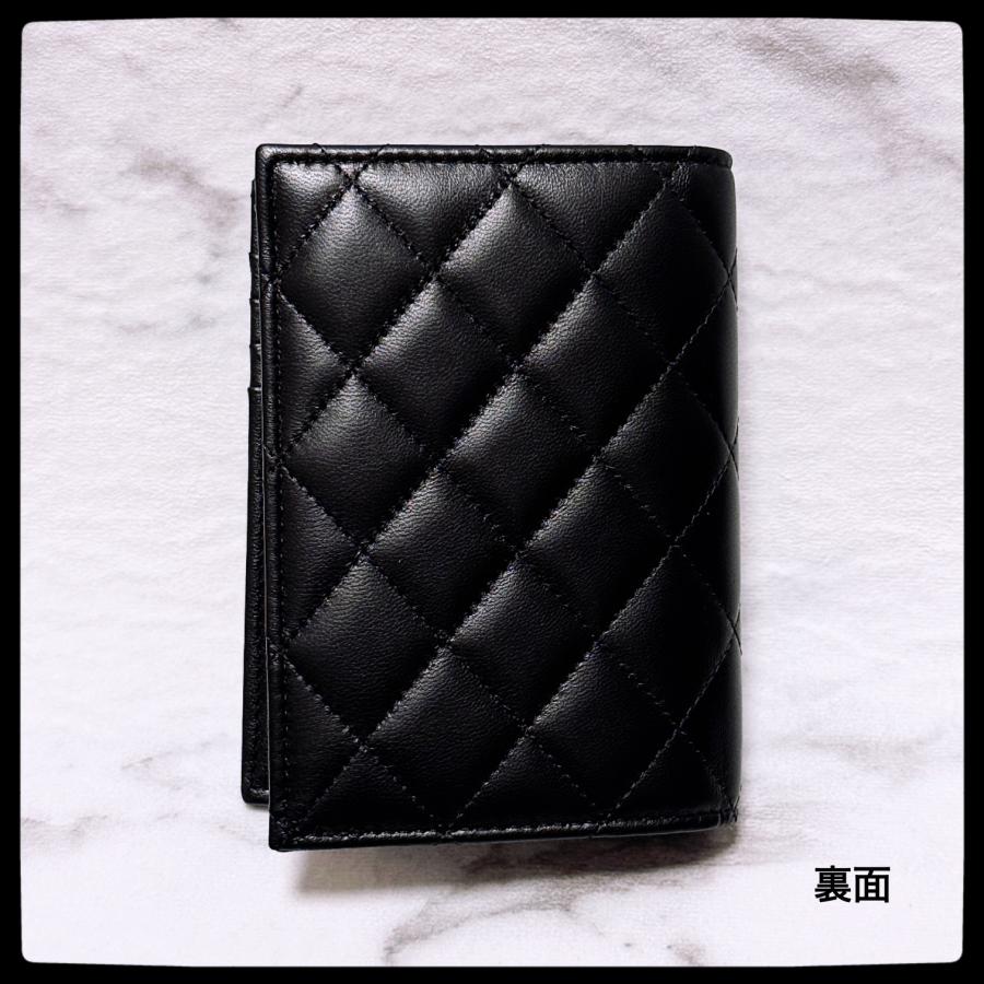 シャネル【新品】 パスポートケース パスポートカバー ラムスキン 激
