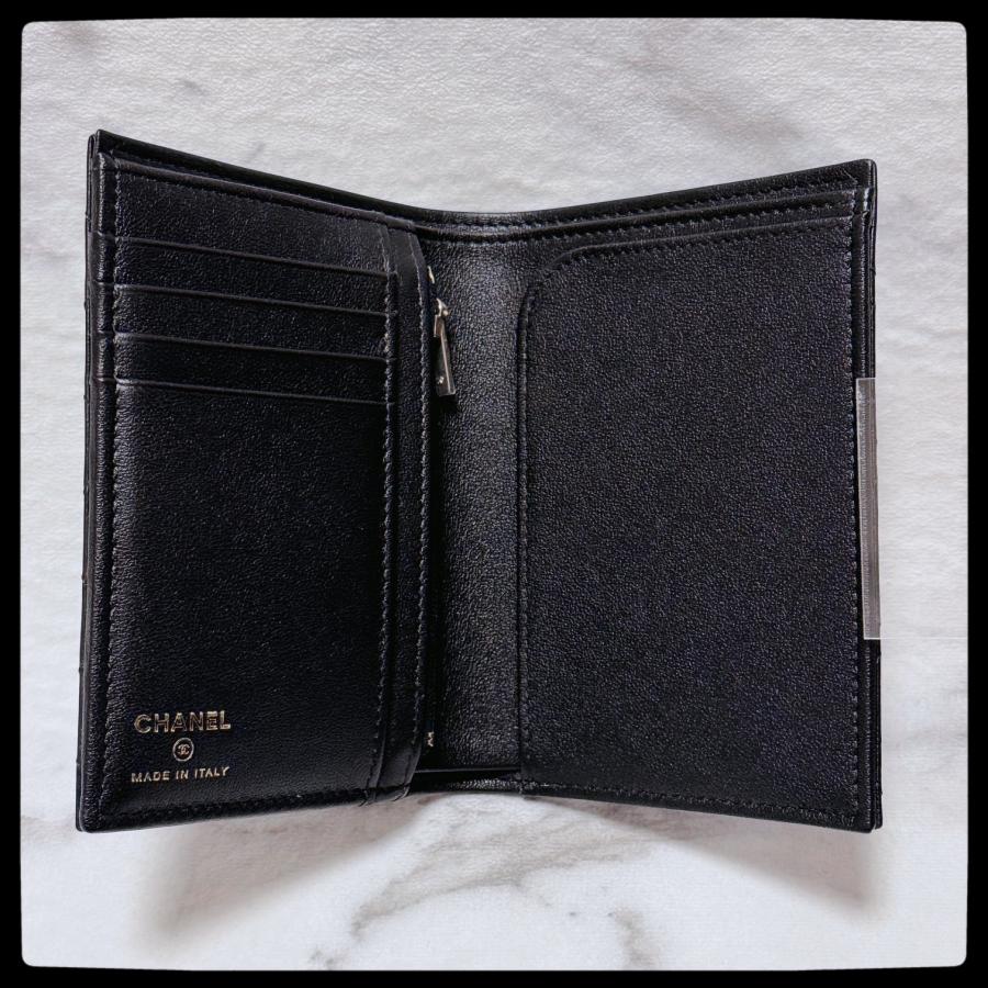 シャネル【新品】 パスポートケース パスポートカバー ラムスキン 激