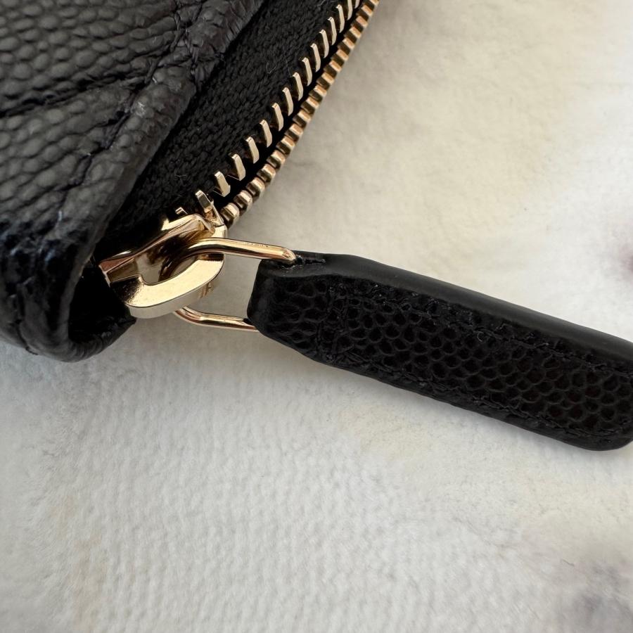 【新品】ミニポーチ シルバー金具 ノベルティ ブラックカードケース CHANEL シャネル【新品】 ポーチ カード入れ ミニ財布 ミニウォレット