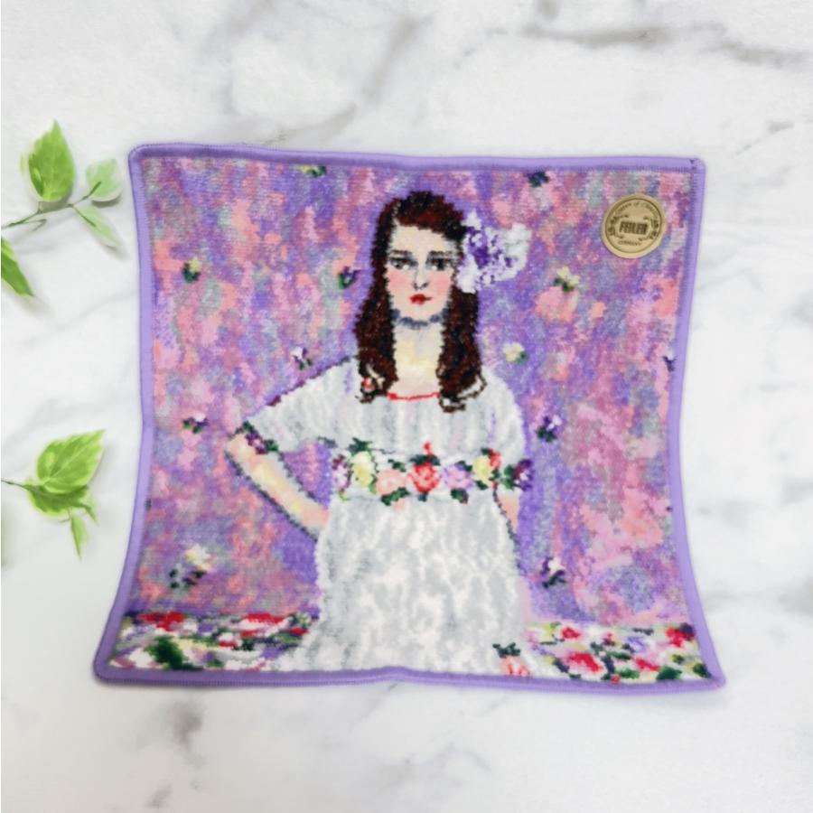 フェイラー 限定品 クリムト ハンカチ FEILER タオル パープル 新品 送料無料 | 