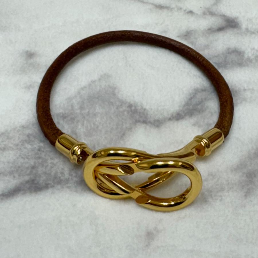 【正規品】エルメス　ブレスレット　バングル エルメス Hermes ブレスレット バングル クリックH ブラック ゴールド