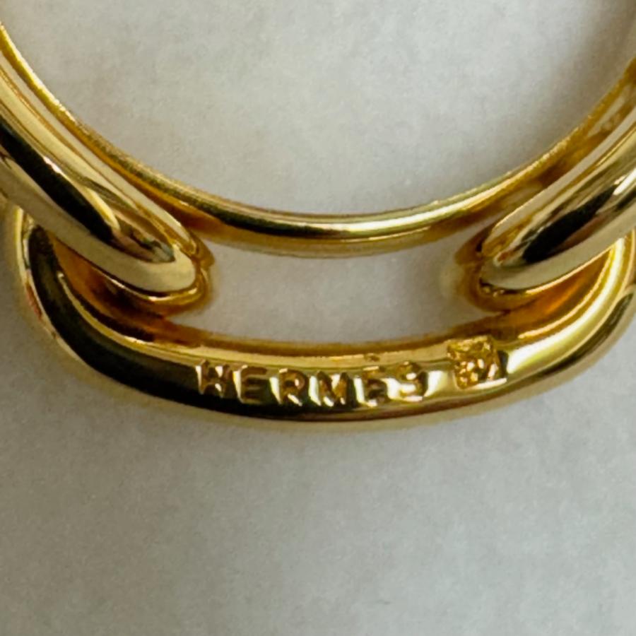 HERMES エルメス スカーフリング ゴールド スカーフ留め 箱付き美品 送料無料！ |  | 05
