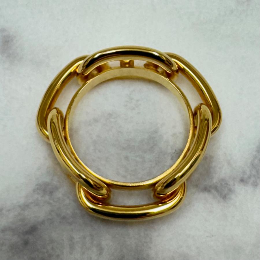 HERMES エルメス スカーフリング ゴールド スカーフ留め 箱付き美品 送料無料！ |  | 06