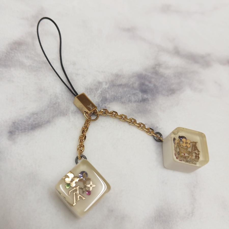 LOUIS VUITTON　ルイヴィトン キューブストラップ 携帯ストラップ チャーム  M65323 箱付き美品 送料無料！ |  | 03