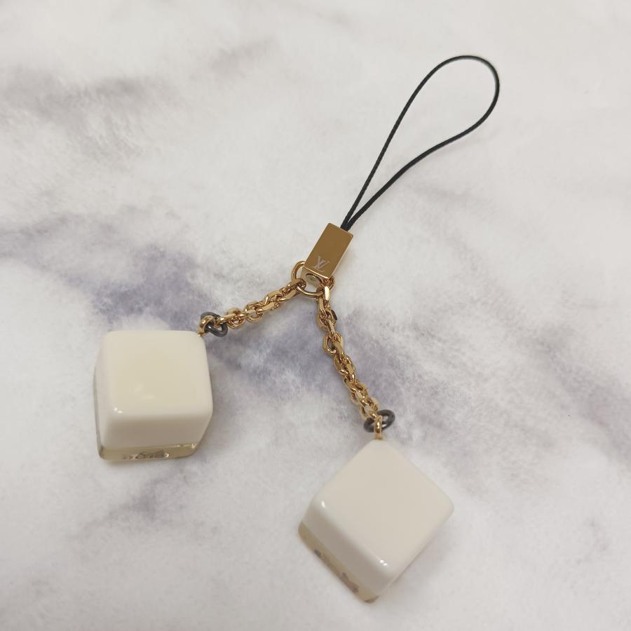 LOUIS VUITTON　ルイヴィトン キューブストラップ 携帯ストラップ チャーム  M65323 箱付き美品 送料無料！ |  | 07