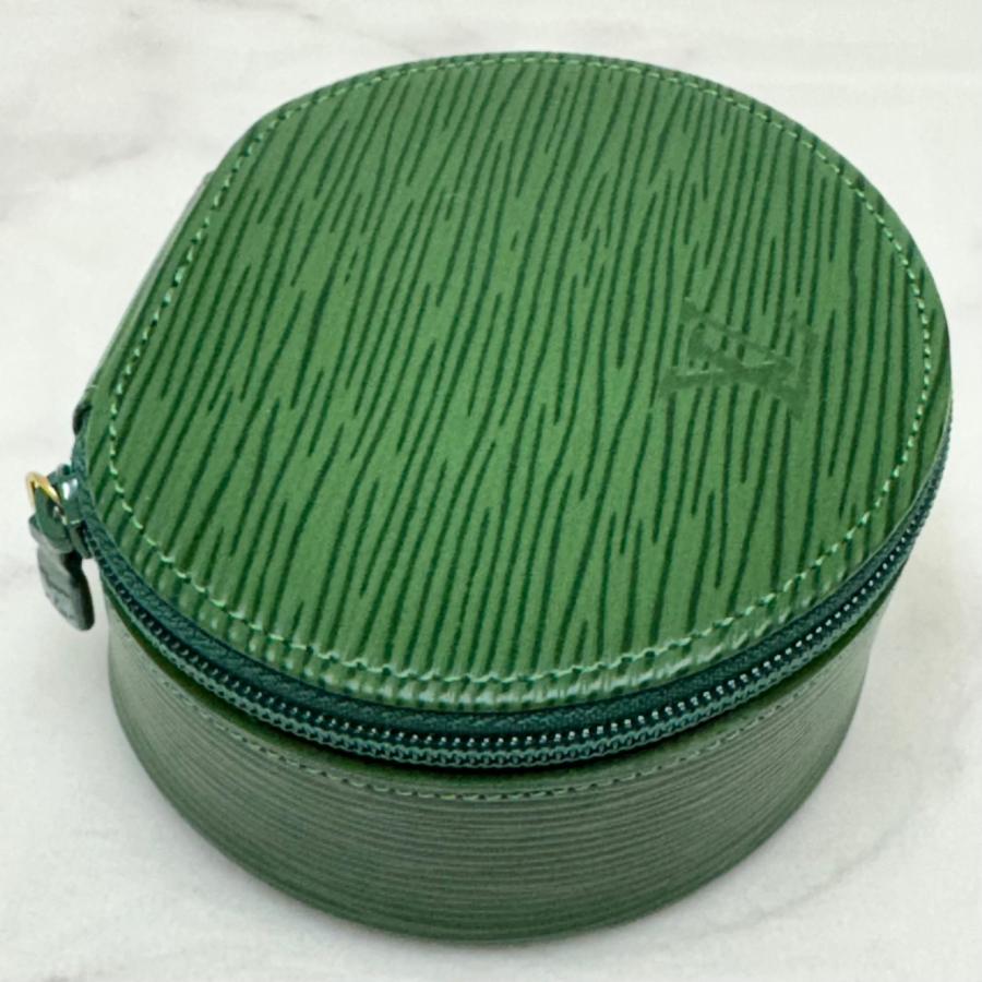 ルイ ヴィトン エピ ジュエリーケース アクセサリーケース エクランビジュー エピレザー グリーン M48205 送料無料 |  | 04