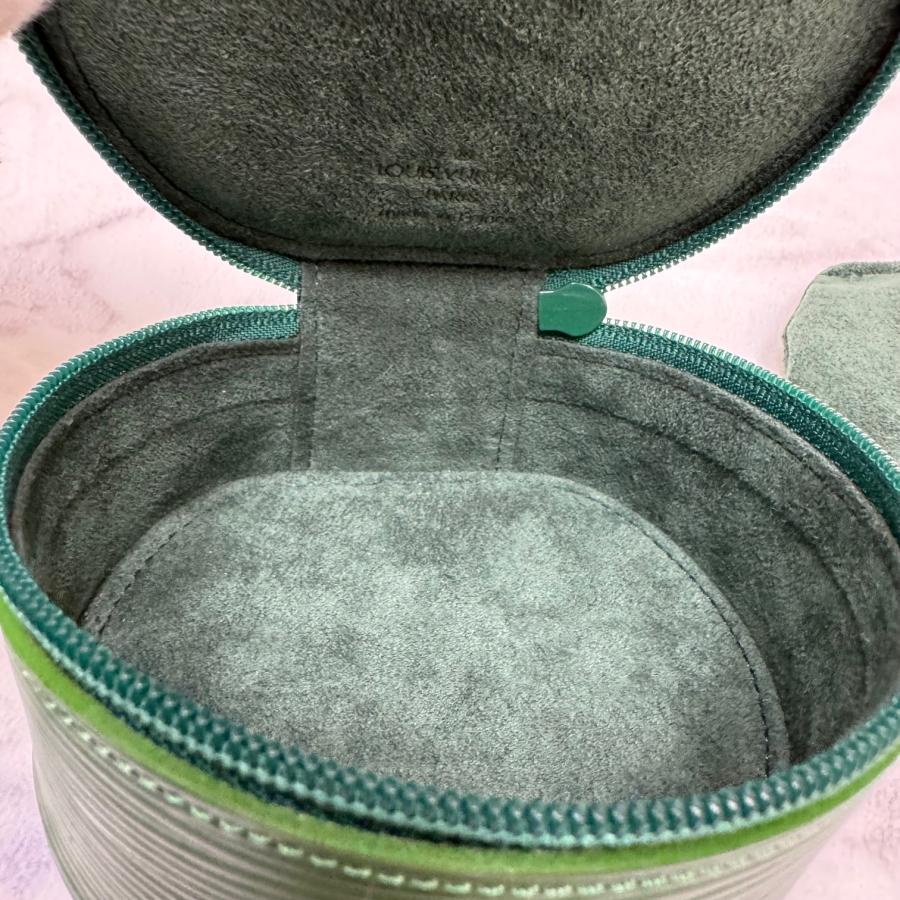 ルイ ヴィトン エピ ジュエリーケース アクセサリーケース エクランビジュー エピレザー グリーン M48205 送料無料 |  | 05