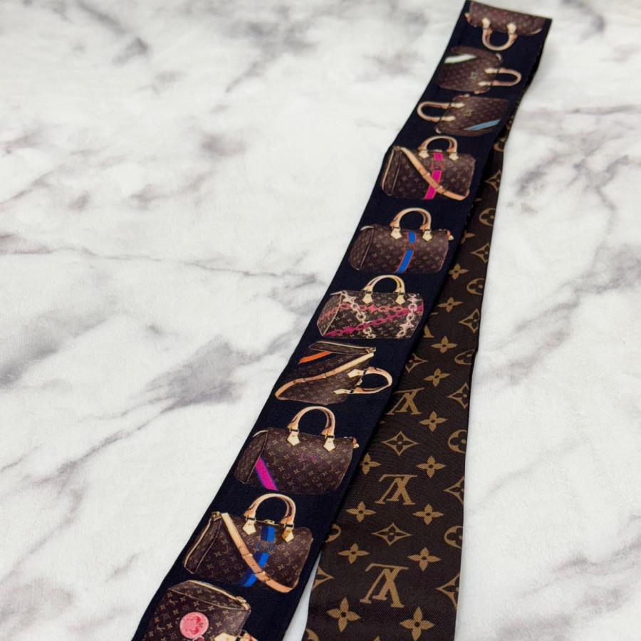 ルイヴィトン バンドー スカーフ ツイリー ブラック系 送料無料　 |  | 10