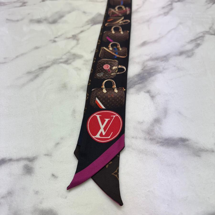 ルイヴィトン バンドー スカーフ ツイリー ブラック系 送料無料　 |  | 03