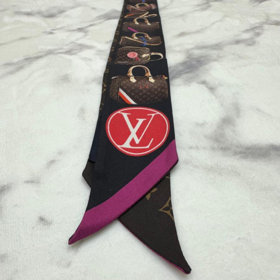 ルイヴィトン バンドー スカーフ ツイリー ブラック系 送料無料　 |  | 02