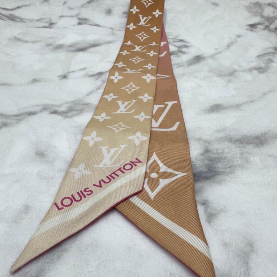 ルイヴィトン バンドー スカーフ ツイリー ピンク系 タグ外れ 格安販売 業販価格 送料無料　 |  | 03