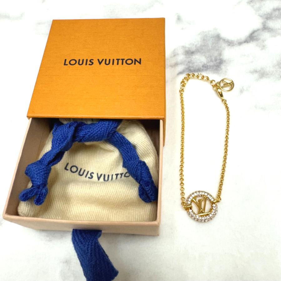 ルイ・ヴィトン ブレスレット ゴールド ブラスレ・ルイーズ バイ ナイト  レディース アクセサリー M00758　箱保存袋付き |  | 10
