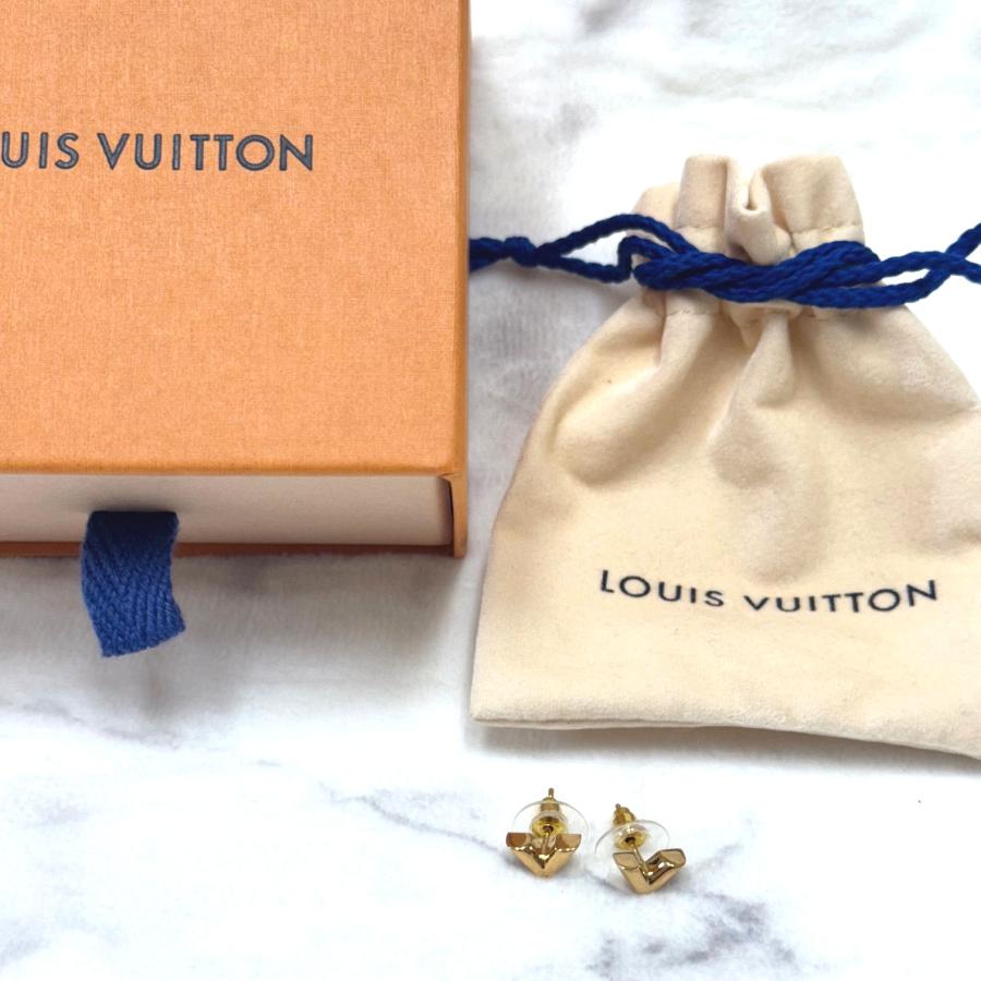 期間限定値下げ　Louis Vuitton ピアス・エセンシャル V ゴールド 楽天市場】ルイ ヴィトン LOUIS VUITTON ピアス エセンシャルV M68153