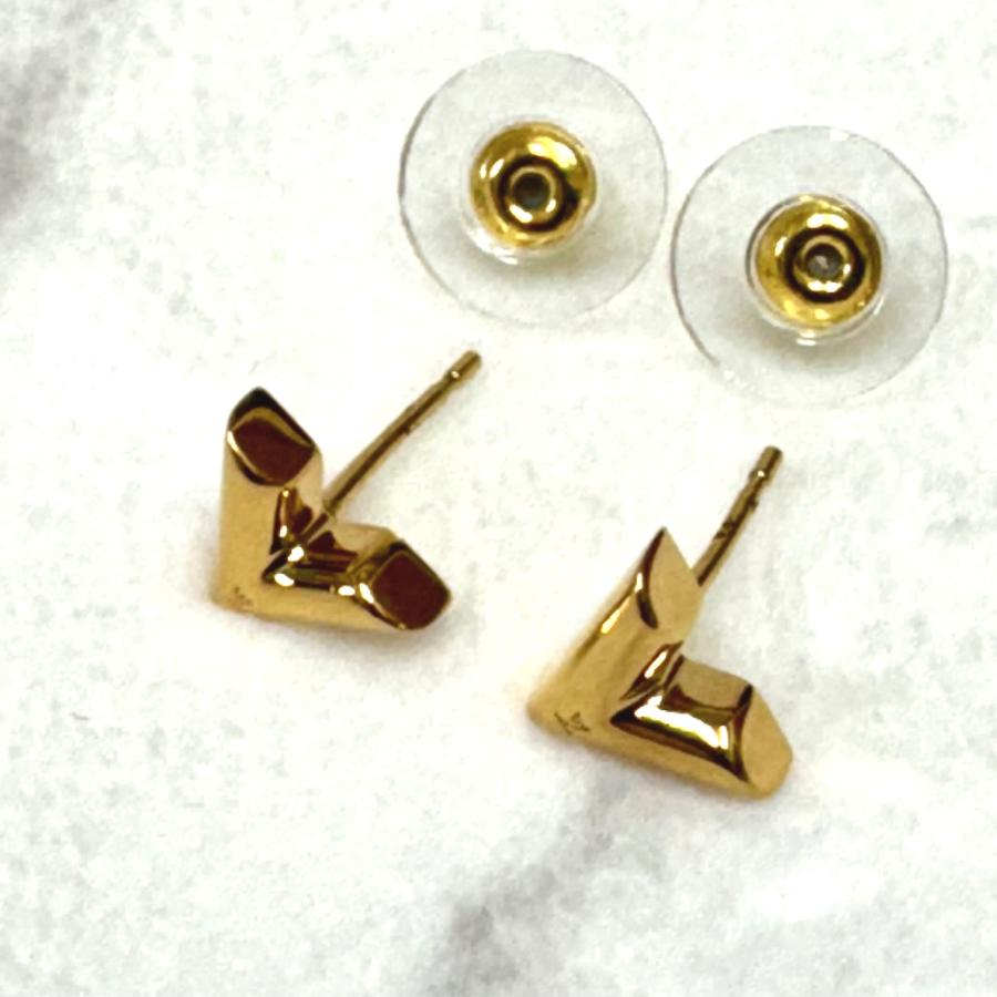 ルイヴィトン ゴールドピアス エセンシャルV ゴールド M68153 送料無料 