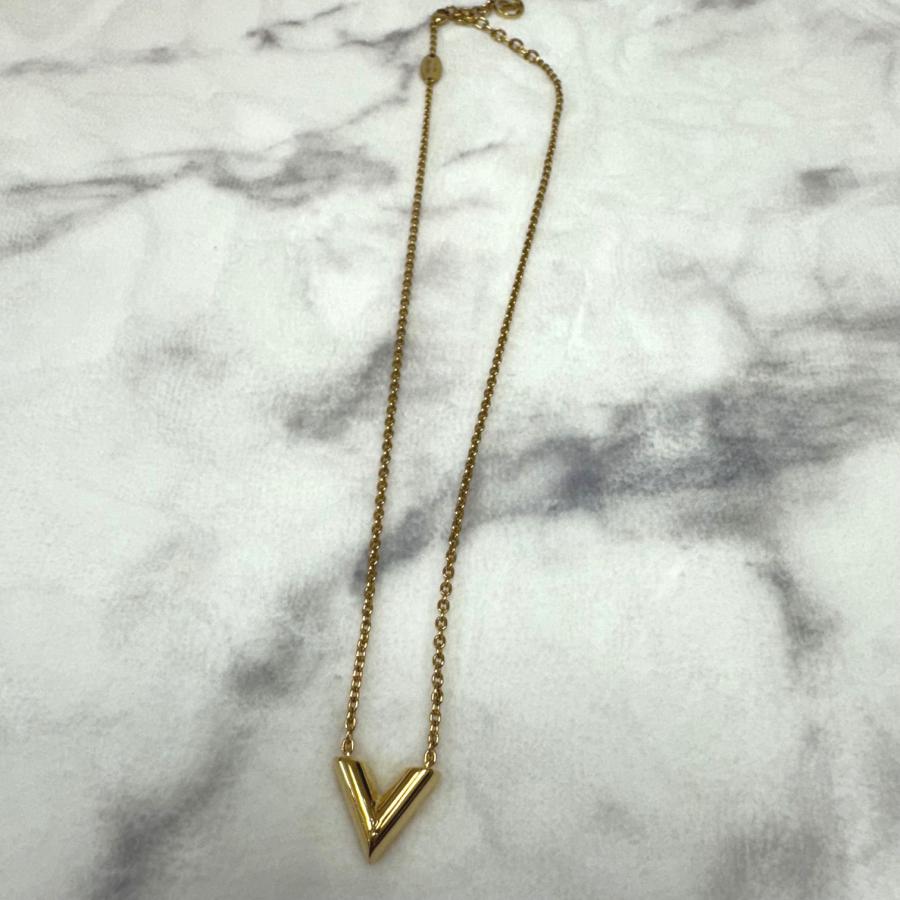 ルイヴィトン ネックレス エセンシャルV ゴールド M61083 箱リボン付き 送料無料(1) |  | 08