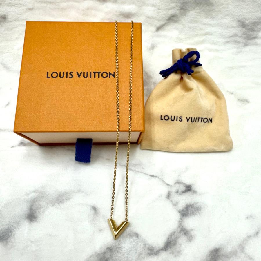 ルイヴィトン ネックレス・エセンシャルV ゴールド M61083 箱付き 送料無料(2) | 