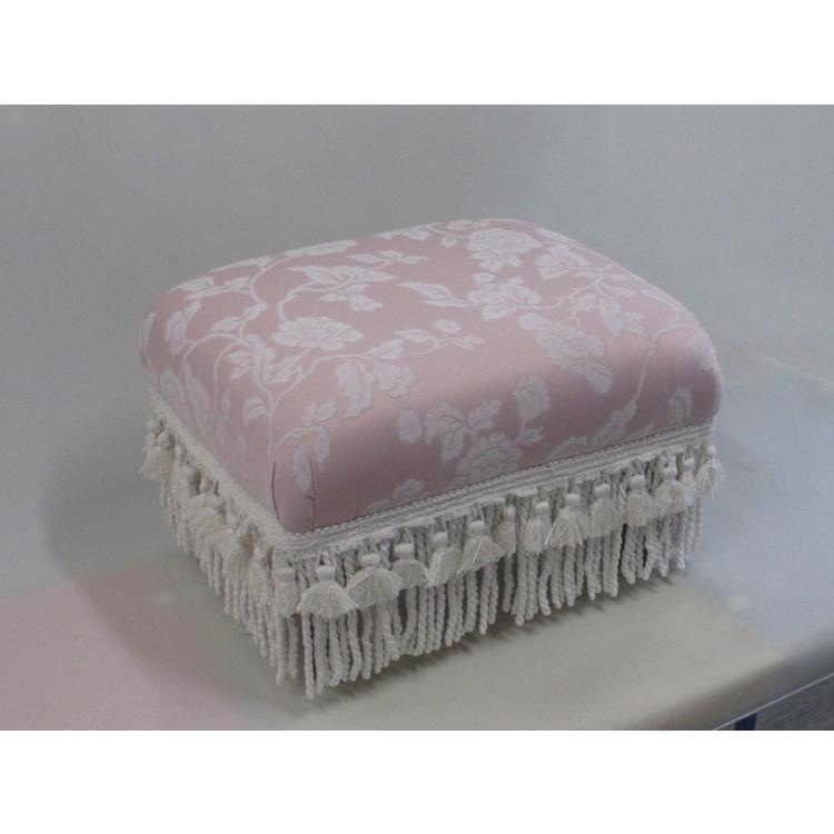 送料無料 ジェニファーテイラー フットスツール Heirloom-PK ヘアルームピンク | 