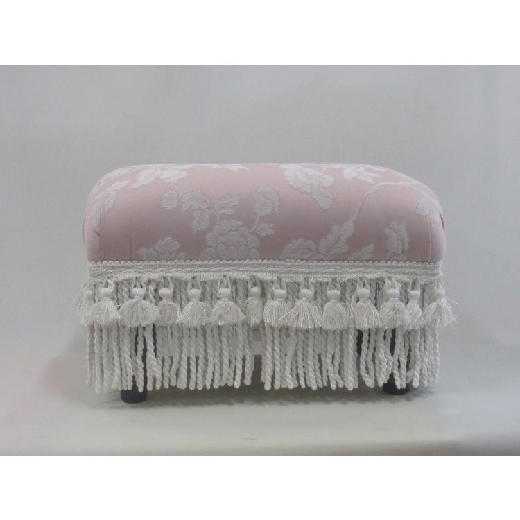 送料無料 ジェニファーテイラー フットスツール Heirloom-PK ヘアルームピンク |  | 01